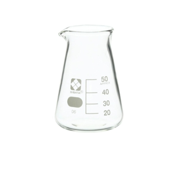 日本SIBATA柴田科學 標準刻度錐形杯010050-50A