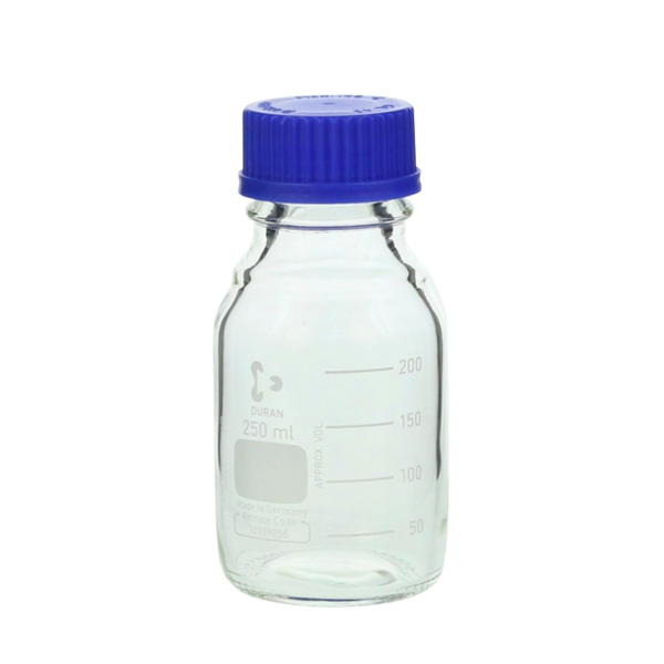 日本SIBATA柴田科學耐熱螺口瓶帶藍蓋017200-15000