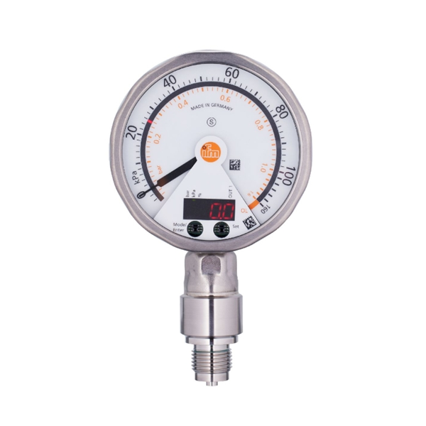 德國IFM易福門帶模擬顯示屏的齊平式壓力傳感器PG2432 PG-100-REB12-MFRKG/US/ /P
